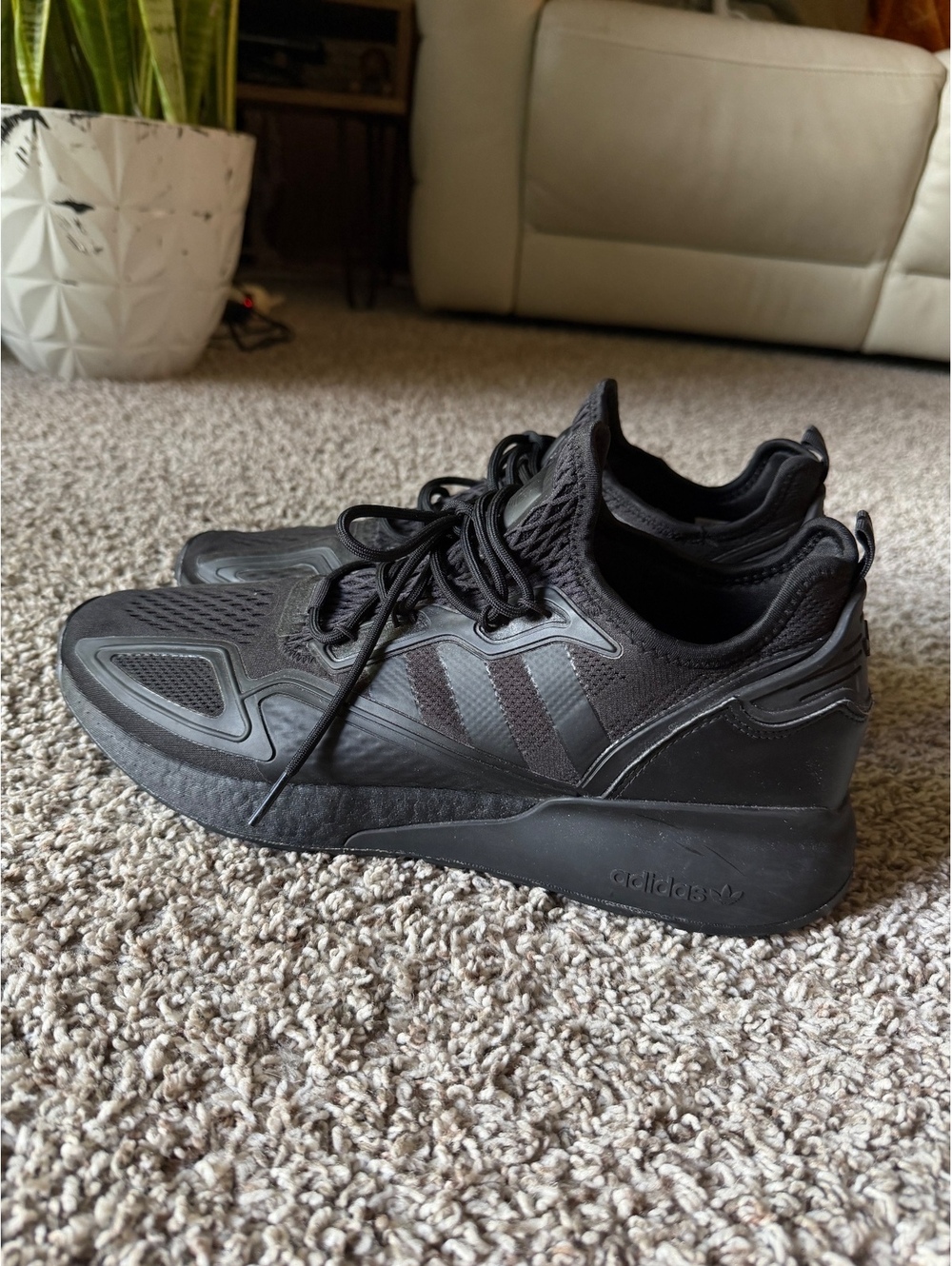 Adidas Men's Black Athletic Sneakers Size 13